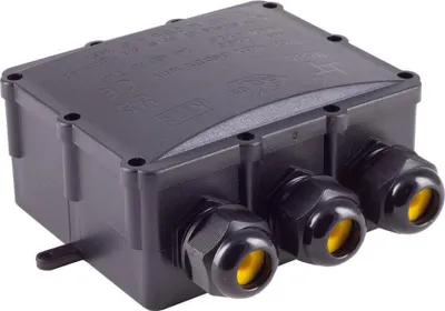 Produktbild von S/CONN maximum connectivity Netzwerk-Outdoor Kabelverbinder Box, IP68, 1x3 (08-01053)