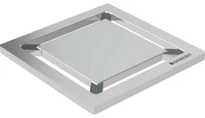 Produktbild von Geberit 154312001 Designrost "Square", 8 x 8 cm