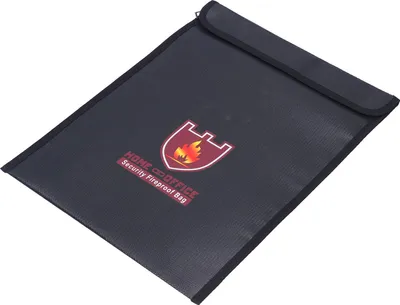 Obrázek produktu pro Ohnivzdorná vodotěsná taška Multi Function Money Document Jeuables Pouch se zipem