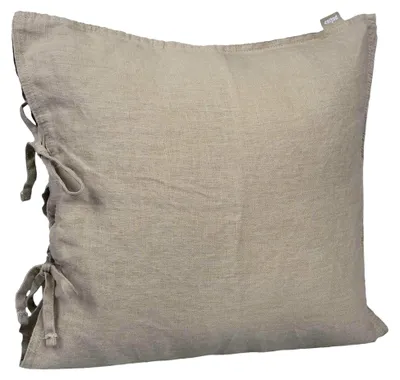 Produktbild von Kissenbezug aus Leinen ca. 40x40 cm 100% Leinen Stone-Washed mit Hotelverschluss