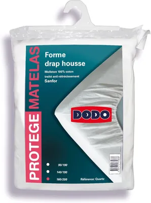 Produktbild von Matratzenschoner 160 x 200 cm, für Doppelbett, Baumwolle, Quarz, 95°C