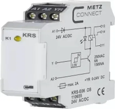 Obrázok produktu pre Modul rozhrania METZ CONNECT 1W bez manuálnej úrovne ovládania KRS-E06 (110655)
