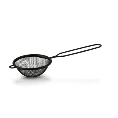 Obrázek produktu pro Cedník Kuchyňský cedník Odkapávač na vaření Nový kovový černý Könighoffer 8 cm