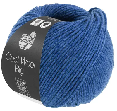 Produktbild von Lana Grossa - Cool Wool Big Melange 1703 blau meliert