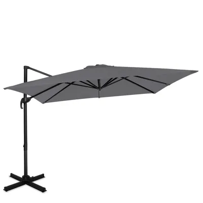 Produktbild von Vonroc Sonnenschirm Pisogne 300x300cm - Freischwingender Sonnenschirm | Grau