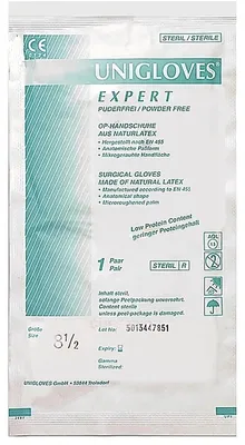Produktbild von Einmal-OP-Handschuhe Paar Größe 8,5 puderfrei