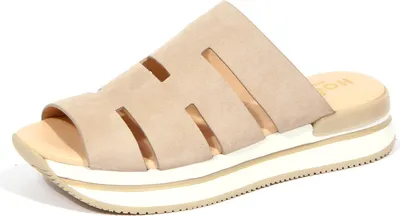 Produktbild von 1693J beige HOGAN H257 Damen Sandale Wildlederschuh Frau
