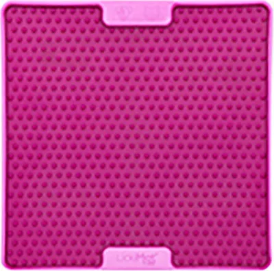 Zdjęcie produktu dla LickiMat Smoczek Classic - mata do lizania dla psów, kolor: różowy, rozmiar: mały - 20 x 20 cm