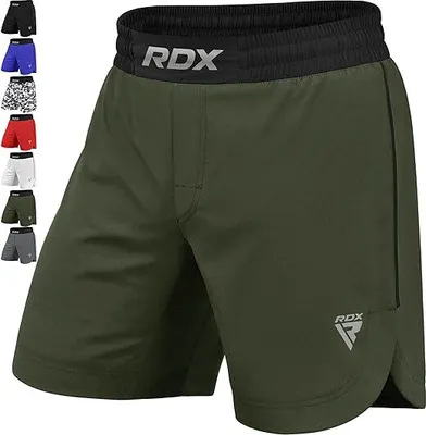 Produktbild von RDX MMA Shorts Sporthose Herren kurz – Trainingshose für Kampfsport, Boxen, Kickboxen, Muay Thai, Grappling, Freefight, Fitness & Jogging