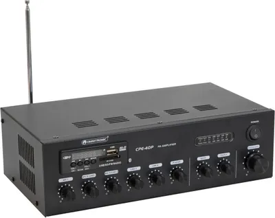 Immagine prodotto di Omnitronic 80709605 Amplificatore audio di potenza/fase nero (80709605)