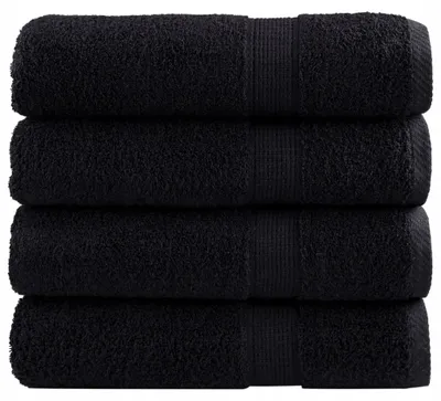 Produktbild von SOLUND Handtücher Schwarz 50x100 cm 600g/m2