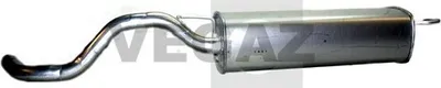 Produktbild von VEGAZ VS-292AT Endschalldämpfer für VW Golf IV Schrägheck (1J1) Auspuff