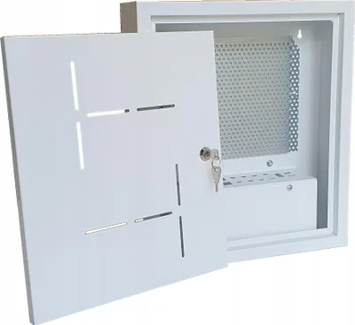 Produktbild von Einsteckschloss FEINZ 35 X 40 X 10 cm Weiß Robust Sicher für Türen und Tore