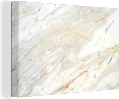 Obrázek produktu pro OneMillionCanvasses® - Obrazy na plátně - 140x90 cm, Černobílá mramorová fotografie, Nástěnná umělecká dekorace - Fotografie na plátně - Obraz na dřevěném rámu