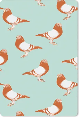 Produktbild von MuchoWow® Mauspad Mousepad Taube - Vogel - Muster 18x27 cm - Mousepads - Maus Mat - Pad - Mausunterlage