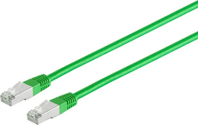 Produktbild von Patchkabel cat 6 S/FTP PIMF Halogenfrei grün 5m