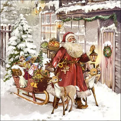 Produktbild von 20 Servietten Weihnachtsbesuch