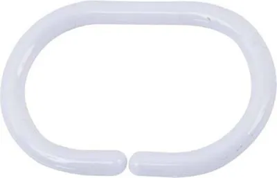 Produktbild von 12er-set duschringe pp - weiss - Tendance
