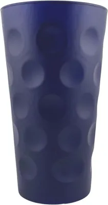 Produktbild von Blau Matt Farbiges Dubbeglas 0,5 L - Bunte Dubbegläser aus der Pfalz für Weinschorle, Schorleglas, Weinglas