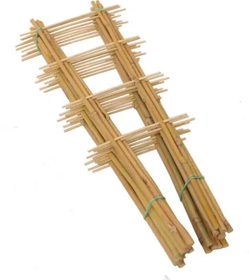 Produktbild von DIXIE STORE Rankgitter Bambus Set für Pflanzen - 2S 10 Stück Länge 45 cm