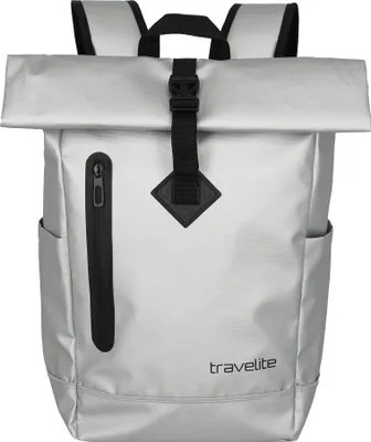 Zdjęcie produktu dla travelite plecak turystyczny plecak Basics Roll-Up Plane 19L srebrny srebrny kolor