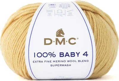 Immagine prodotto di DMC 100% Baby 4 – filato merino extrafine (75% merino, 25% poliammide) (colore 110)
