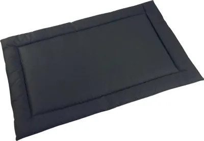 Obrázok produktu pre Vodotesné psie lôžko veľkosti 90 x 60 cm – robustné, ľahko udržiavateľné, z materiálu Codura, podložka pre malé, stredné a veľké psy, pre vnútorné aj vonkajšie použitie – farba – čierna
