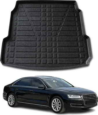 Image de Bac de coffre pour Audi A8 D4 2009-2018 Caoutchouc TPE noir