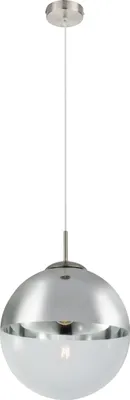 Produktbild von Globo Lighting Hängeleuchte Metall Nickel matt, 1x E27