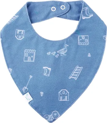 Produktbild von Iobio Bandana wendbar Single Jersey Baumwolle Farm Life Blau
