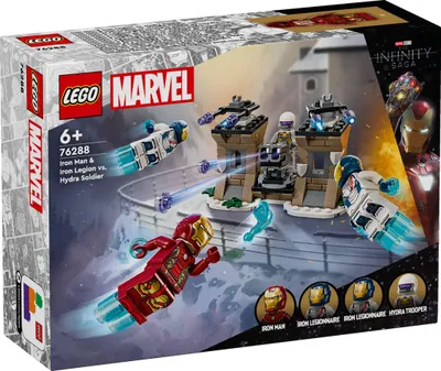 Produktbild von LEGO® Super Heroes 76288 Iron Man & Iron Legion vs. HYDRA-Soldat