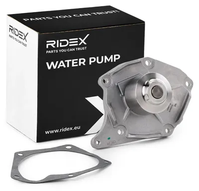 Produktbild von RIDEX Kühlmittelpumpe Wasserpumpe für NISSAN Qashqai / Qashqai +2 I (J10, NJ10) 1260W0016