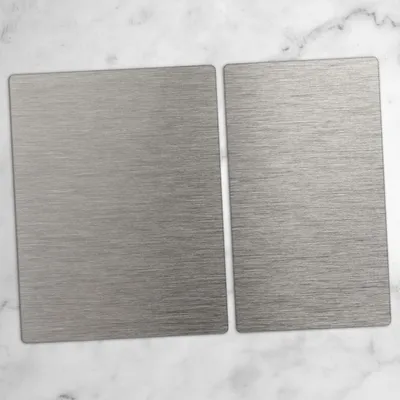 Produktbild von Glas-Herdabdeckplatten Glaskeramikkochfeld-Abdeckung Spritzschutz Glas 70x52 cm Metall