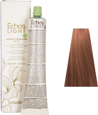 Produktbild von ECHOSLINE | Haarfarbe Toner - Sandal - 100 ml - Kühler Blondton - Ideal für brünette Haare