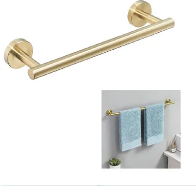 Produktbild von Handtuchhalter, Handtuchhalter für das Badezimmer, Halterung aus Edelstahl, einfache Installation, 50cm, Farbe Gold