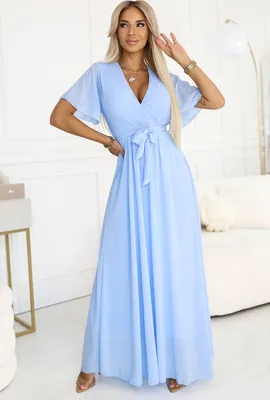 Produktbild von Numoco Formelle Frauenkleider Azmelqart azurblau One size