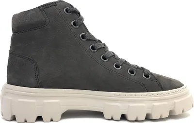 Imagen del producto de Botas y zapatos de mujer Paul Green, estilo botín, cordones, color gris, para uso casual
