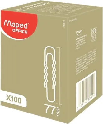 Immagine prodotto di Maped 039640 Fermacarte nichelato 77 mm ondulato