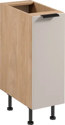 Produktbild von Unterschrank 30 cm küche Küchenblock ohne Arbeitsplatte, Sorento D30 Beige/Sonoma Eiche