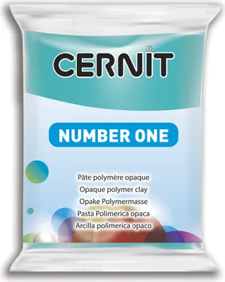 Produktbild von Cernit 6x Number One 56g, Türkisblau - Türkisblau CE0900056280C