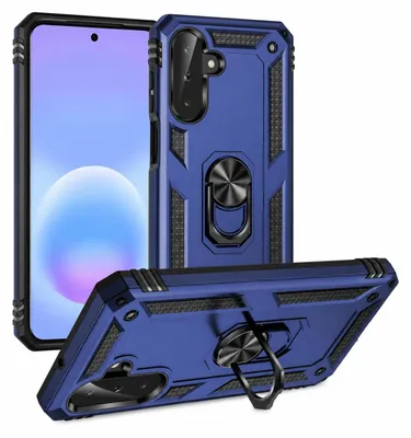 Produktbild von Outdoor Schutz Hülle für Samsung Galaxy A57 5G Armor Case Cover Handyhülle Bumper Panzerhülle Blau