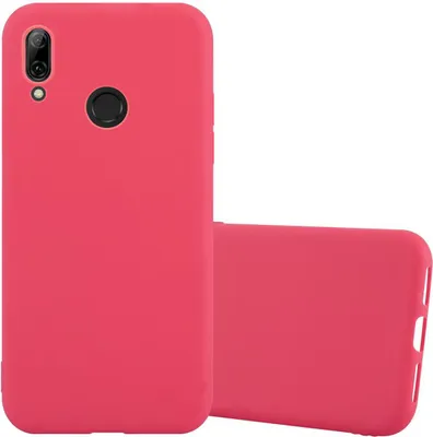 Produktbild von Cadorabo Hülle für Honor 10 LITE / Huawei P SMART 2019 Schutzhülle in Rot Handyhülle TPU Silikon Etui Case Cover