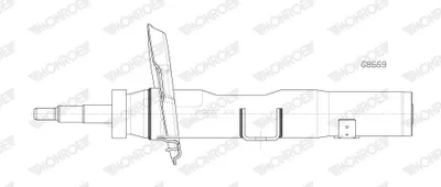 Produktbild von MONROE Stoßdämpfer Vorne Links passend für MERCEDES-BENZ A-Klasse (W177) Federbein G8669