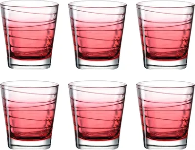 Produktbild von LEONARDO Vario, Rot, Glas, 6 Stück(e), Kegel, 250 ml, 83 mm