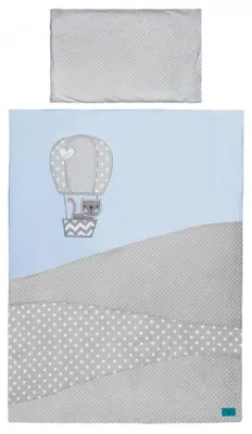 Produktbild von 3-teilige Bettwäsche Belisima Balloon 100/135 blau