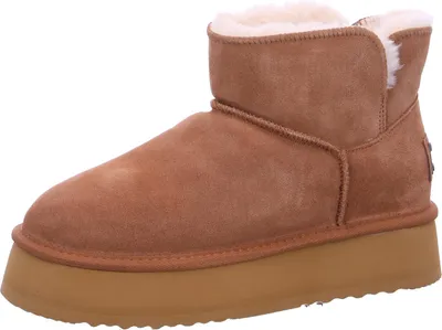 Produktbild von OOG Damenschuhe Gefüttert Winterstiefel Braun Freizeit, Schuhgröße:39 EU