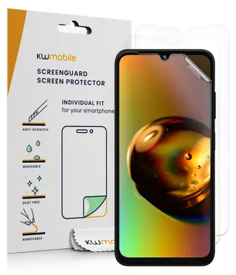 Produktbild von kwmobile 3x Displayschutzfolie kompatibel mit Samsung Galaxy A05s Folie - klare Schutzfolien Set in transparent
