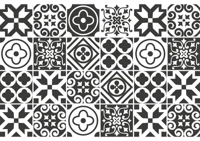 Produktbild von Selbstklebende Fliesenaufkleber für Küche und Bad – 24 DENISIO AZULEJOS Fliesenaufkleber – 24 Aufkleber 10 x 10 cm