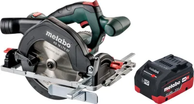 Produktbild von Metabo KS 18 LTX 57 Akku Handkreissäge 18 V 165 mm + 1x LiHD Akku 5,5 Ah - ohne Ladegerät