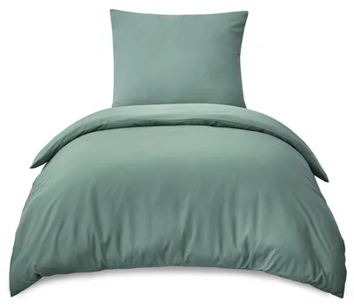 Productafbeelding van Bettenset, 155x220 cm, groen, 2-delig